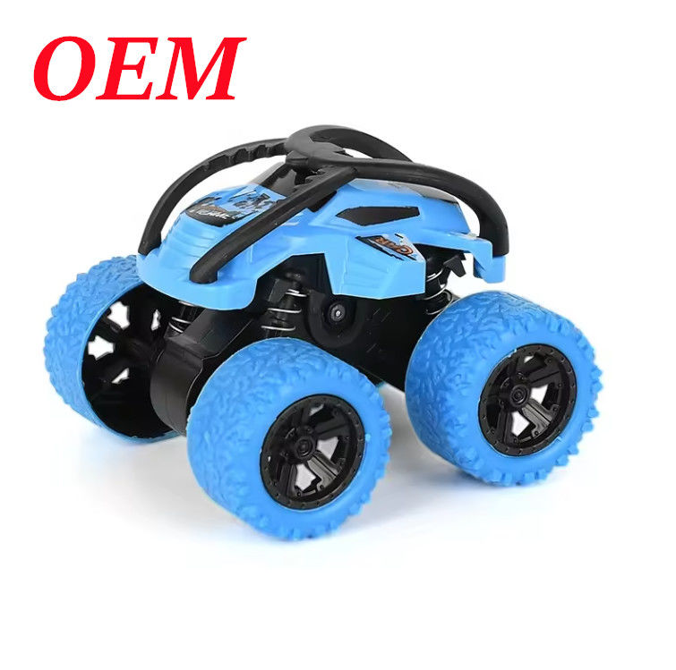 Giocattoli per auto a schiena personalizzati per bambini Auto da corsa in plastica a colori Forniti dal cliente