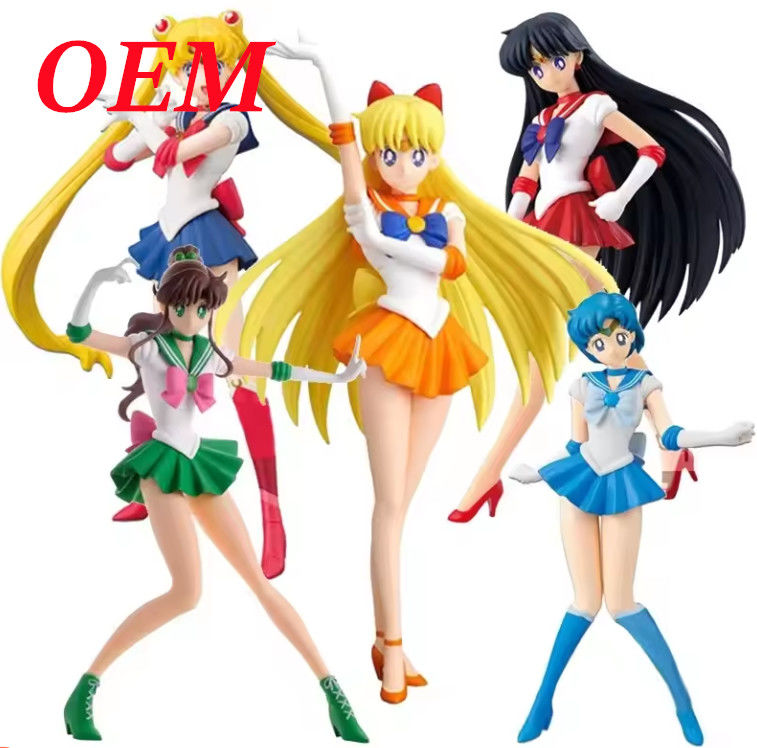 Figure d'animazione in PVC personalizzate Figure d'azione in anime fornite dal cliente Home Decor Art Toy
