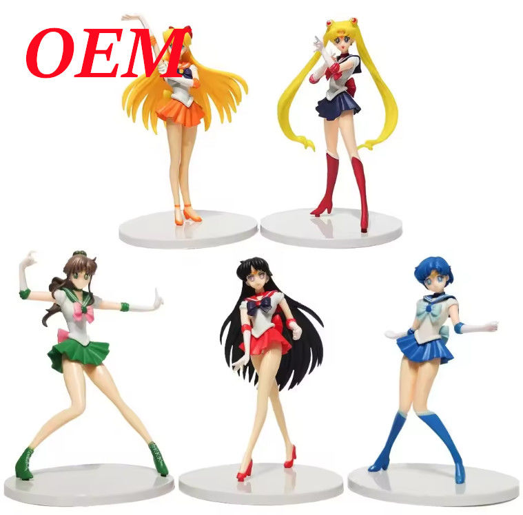 Figure d'animazione in PVC personalizzate Figure d'azione in anime fornite dal cliente Home Decor Art Toy