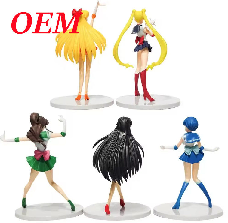Figure d'animazione in PVC personalizzate Figure d'azione in anime fornite dal cliente Home Decor Art Toy