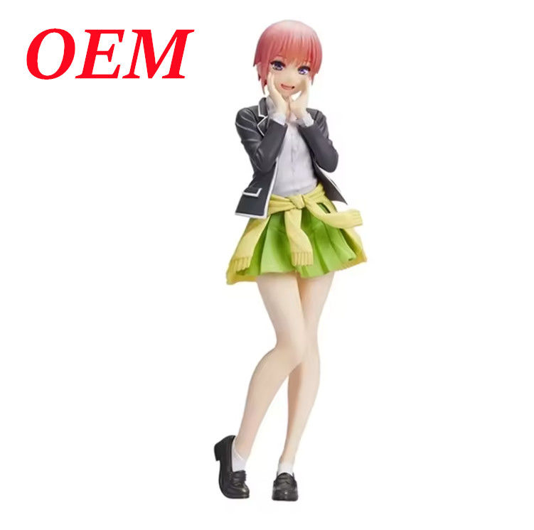 Figura in PVC personalizzata Figurine d'azione anime per la decorazione domestica Art Toy Injection Process