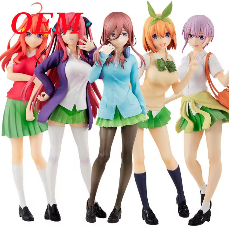 Figura in PVC personalizzata Figurine d'azione anime per la decorazione domestica Art Toy Injection Process