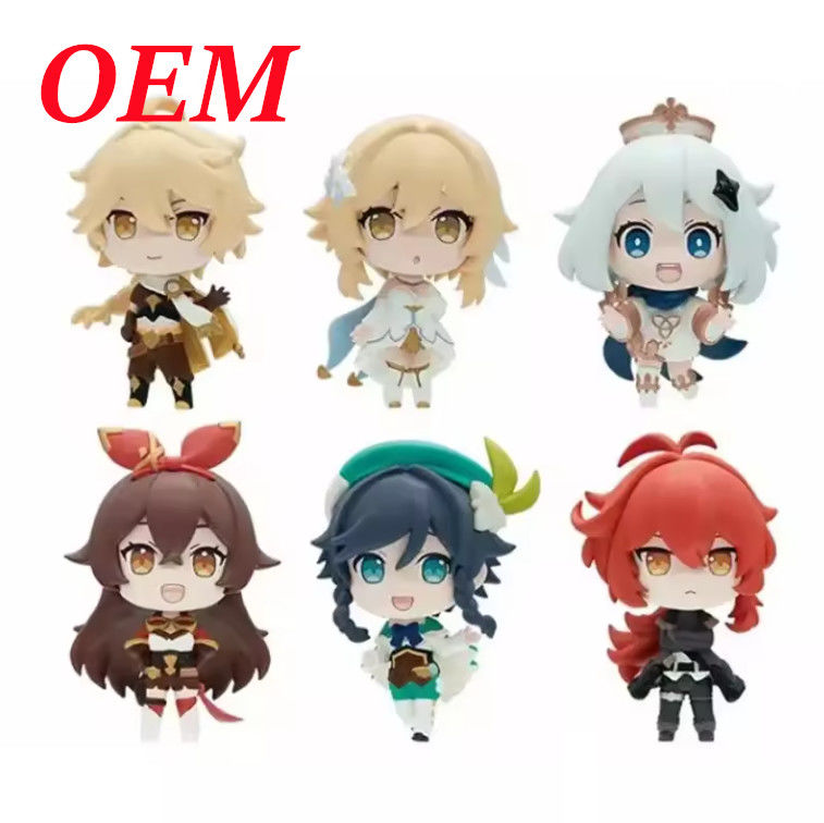 Modelle di cartoni animati Figure d'azione Anime Figure giocattoli per la decorazione In colore personalizzato