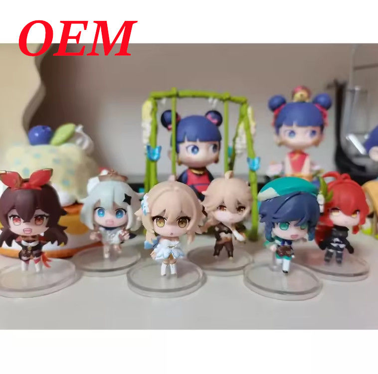 Modelle di cartoni animati Figure d'azione Anime Figure giocattoli per la decorazione In colore personalizzato