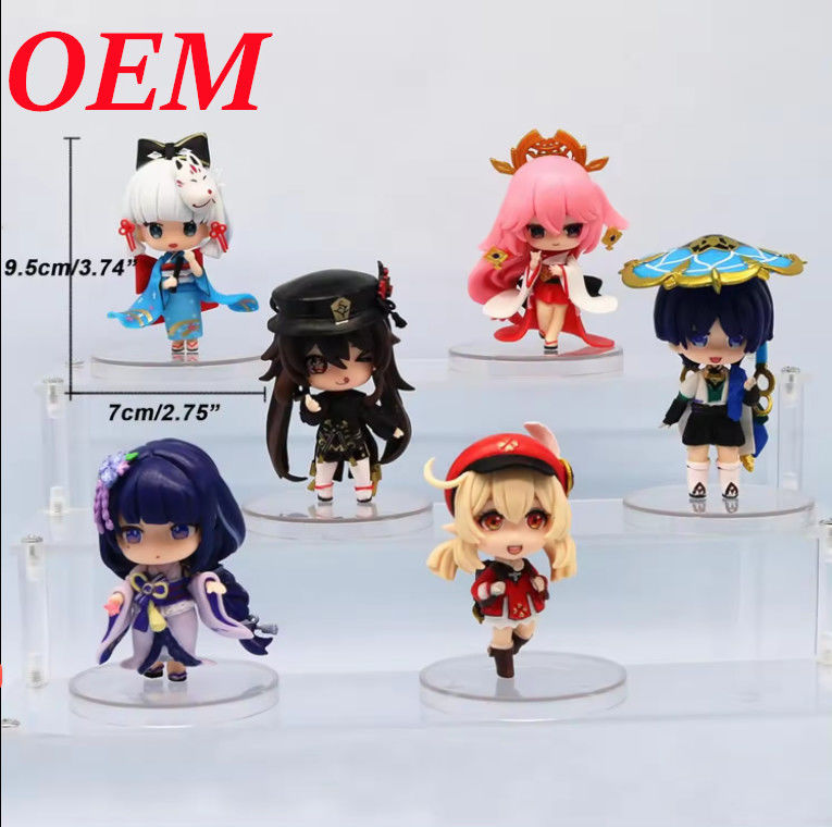 Bambini Regalo E Decorazione Colorato Personalizzato Figure Anime Giocattoli Modelle di Cartoni animati Figure d'Azione