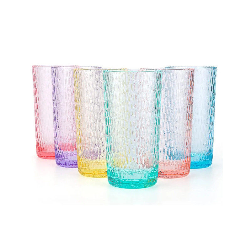 Acrilico Tumbler con coperchio e paglia doppia parete misto colore coppe di plastica riutilizzabili con il tuo progetto