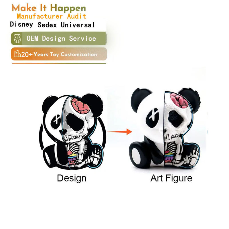 Tempo di stampaggio: 30-40 giorni per giocattoli in plastica personalizzati / giocattoli in PVC, genere unisex, tema film TV