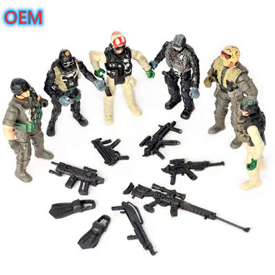 OEM 3d Joy Action Figure Toy Custom Plastic Soldato Personalità Figure Militare