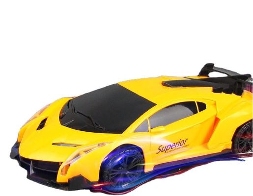OEM elettrico a 360 rotazioni auto di polizia veicolo LED musica bambini giocattoli didattici
