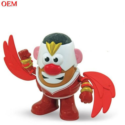 Prodotto di giocattoli Disegno di giocattoli personalizzato OEM PVC Film Personalità Testa di patata 3D Toy personalizzazione figura d'azione