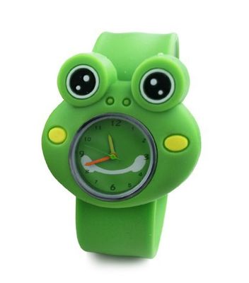 Orologio Digitale Carino Rana Slap 3D Animali di cartoni animati Ragazzi Ragazze Regali Quarzo Orologi da polso Orologio