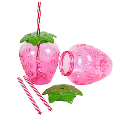 Tazza di tè da latte di plastica portatile con coperchio