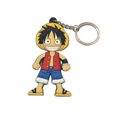 Keychain Anime personalizzato Accessori per ciondolo in PVC Cartoon Key Ring fare Keychain giocattolo
