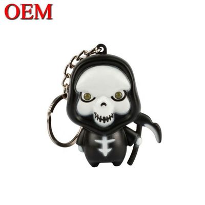 OEM Logo Portachiavi in PVC 3D morbidi Portachiavi personalizzati per animali Portachiavi da figura