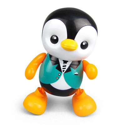 Giocattoli personalizzati per bambini bellissimo swing intelligente pinguino danzante educazione LED giocattolo luce
