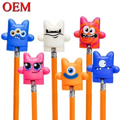 Giocattoli per bambini personalizzati 2023 Cartoon3D Funny Pencil Topper Pvc Pencil Topper