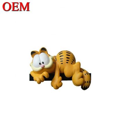 Produttore OEM Figura di giocattolo di plastica per gatti pigri Custom PVC 3D Anime Iniezione Art Vinyl Toys