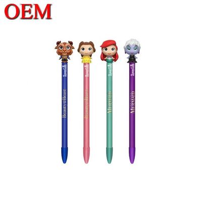 Fabbrica realizza giocattoli di cartone animato personalizzati Figurine Pen Topper Figure