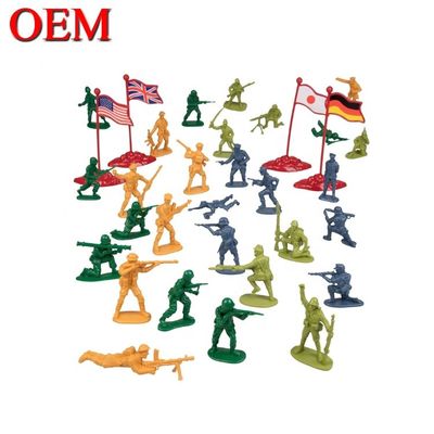 Custom Army Man OEM Soldati Figurine d'azione Set di gioco Figura di giocattolo in plastica militare