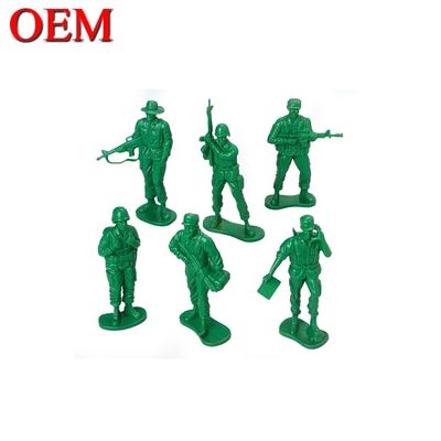 Fornitori personalizzati Piccole figure di giocattoli di plastica Soldati in miniatura Esercito militare Esercito giocattolo Set di figure di esercito Soldati