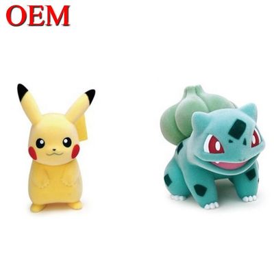 Set di giocattoli per animali di plastica a forma di flocking mini PVC Blind Box Figurine a forma di flocking