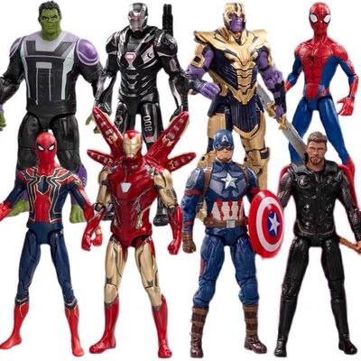Statue di personaggi di cartoni animati di supereroi in PVC Regali di compleanno per bambini