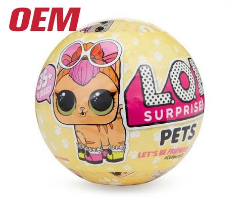 Modello di figura personalizzato Sorpresa Mini Capsula giocattolo figura fare giocattolo di plastica palla
