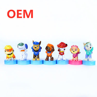 OEM Customized Mini Cartoon Stamper Toy 3d Figure Stamper Stamp Self-inking Plastica giocattolo per bambini Materiale ecologico 5000PCS