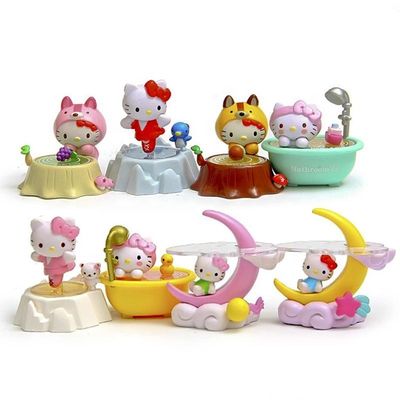 Produttore di giocattoli OEM Plastico Carino Mini Cartone animato Gattina Gatto Giocattoli Per Bambini
