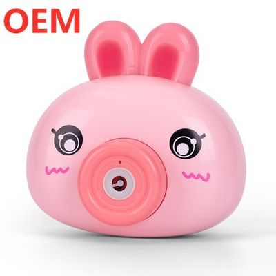 OEM Customized 3D Cartoon Mini Handheld Bubble Blowing Machine Maker di bolle portatile