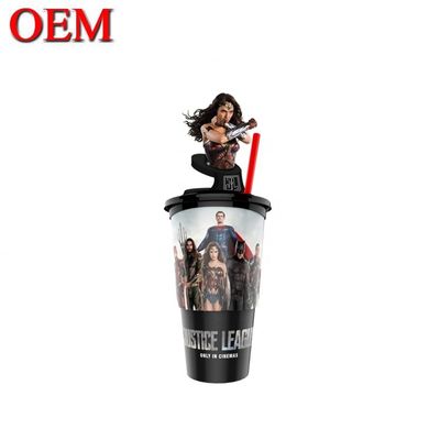 Tazze di plastica personalizzate Tazze 3D Tazze estive Acqua ghiacciata Tazze gelate Gel a doppia parete Tazze di gel del congelatore