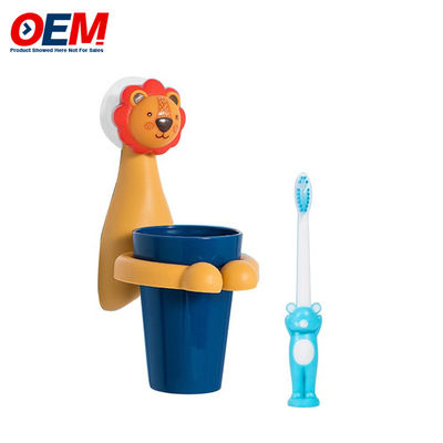 Porta spazzolino personalizzato Coppa spazzolino per bambini montata a parete Coppa spazzolino OEM Coppa per denti cartoni animati