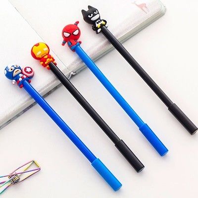 Personalizzazione Cool 3D Cartoon Figure Toy Ballpoint Pen Head Toppers Bambini Toy Ball Pen
