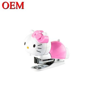 Plastico Custom Cute Kitty catAnimal Shape Office Stapler/School Stapler per studenti