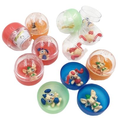Disegno personalizzato Capsula giocattoli ingrosso plastica giocattolo capsula piccola fabbrica OEM fare giocattolo in pvc