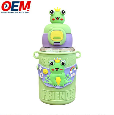 Bottiglia d'acqua per bambini senza BPA di taglia personalizzata e plastica non tossica perfetta per bambini