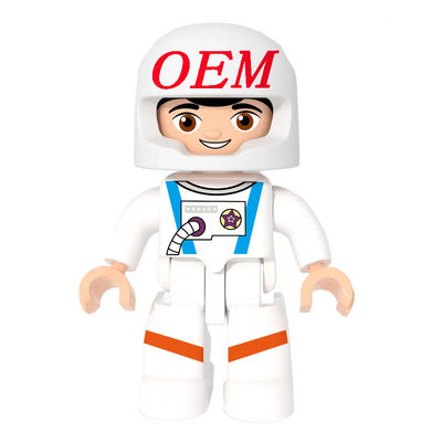 Carattere personalizzato dell'operaio uomo figura modello giocattoli insegnante studente polizia operaio edilizia gioco di ruolo giocattoli personalizzati