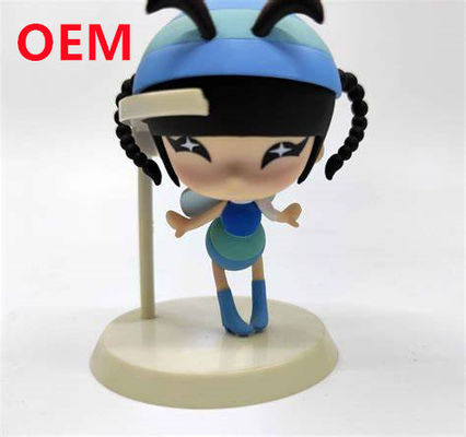 Giocattoli in PVC 3D personalizzati con base addominale OEM Collezione di plastica Personaggi d'anime