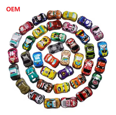 Giocattoli per auto a schiena in plastica a colori personalizzati per bambini solo OEM
