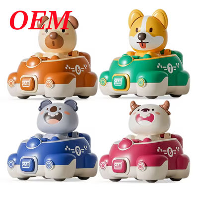Carino animaletto mini auto giocattolo durevole e sicuro per i bambini