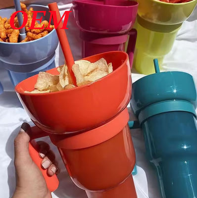 Contenitore di popcorn con secchio di popcorn sicuro per cibo di paglia