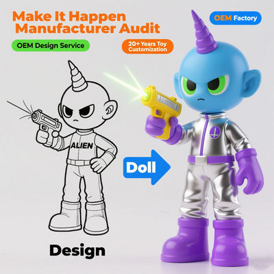 Giocattolo in PVC personalizzato OEM professionale con 20 anni di esperienza, dimensioni personalizzate e tema Film e TV